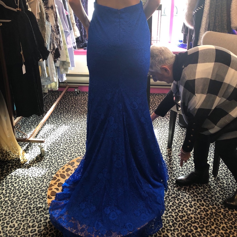 Beautiful Blue Prom Dress